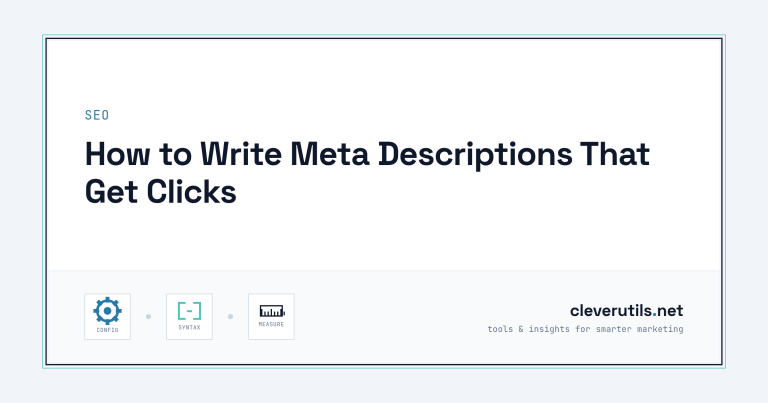 How to Write Meta Descriptions That Get Clicks